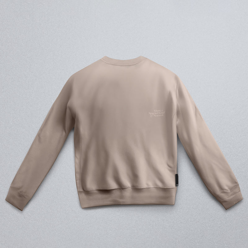 MO x Noritake "Living the Slow Life" Sweatshirt (Beige)