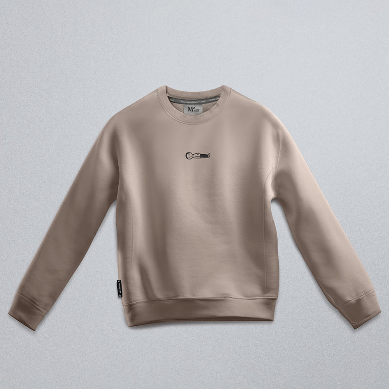 MO x Noritake "Living the Slow Life" Sweatshirt (Beige)