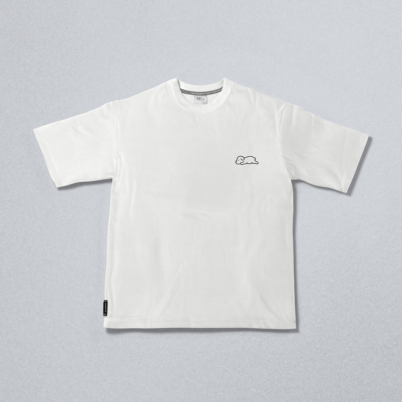 MO x Noritake "Lazy Doggo" Tee (White)